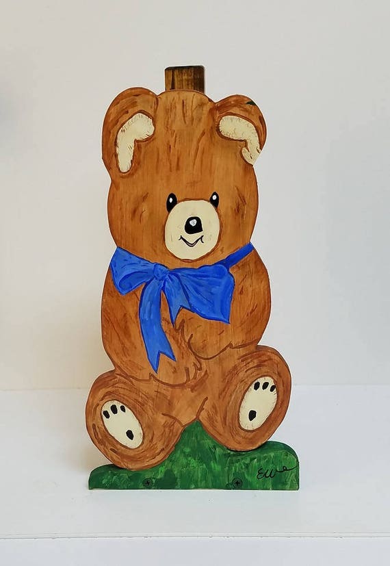 wooden teddy bears