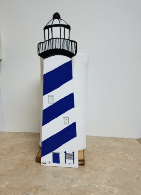 inspiring candy strip lighthouse free standing navy and white lighthouse toilet paper holder free standing attractive unique gift