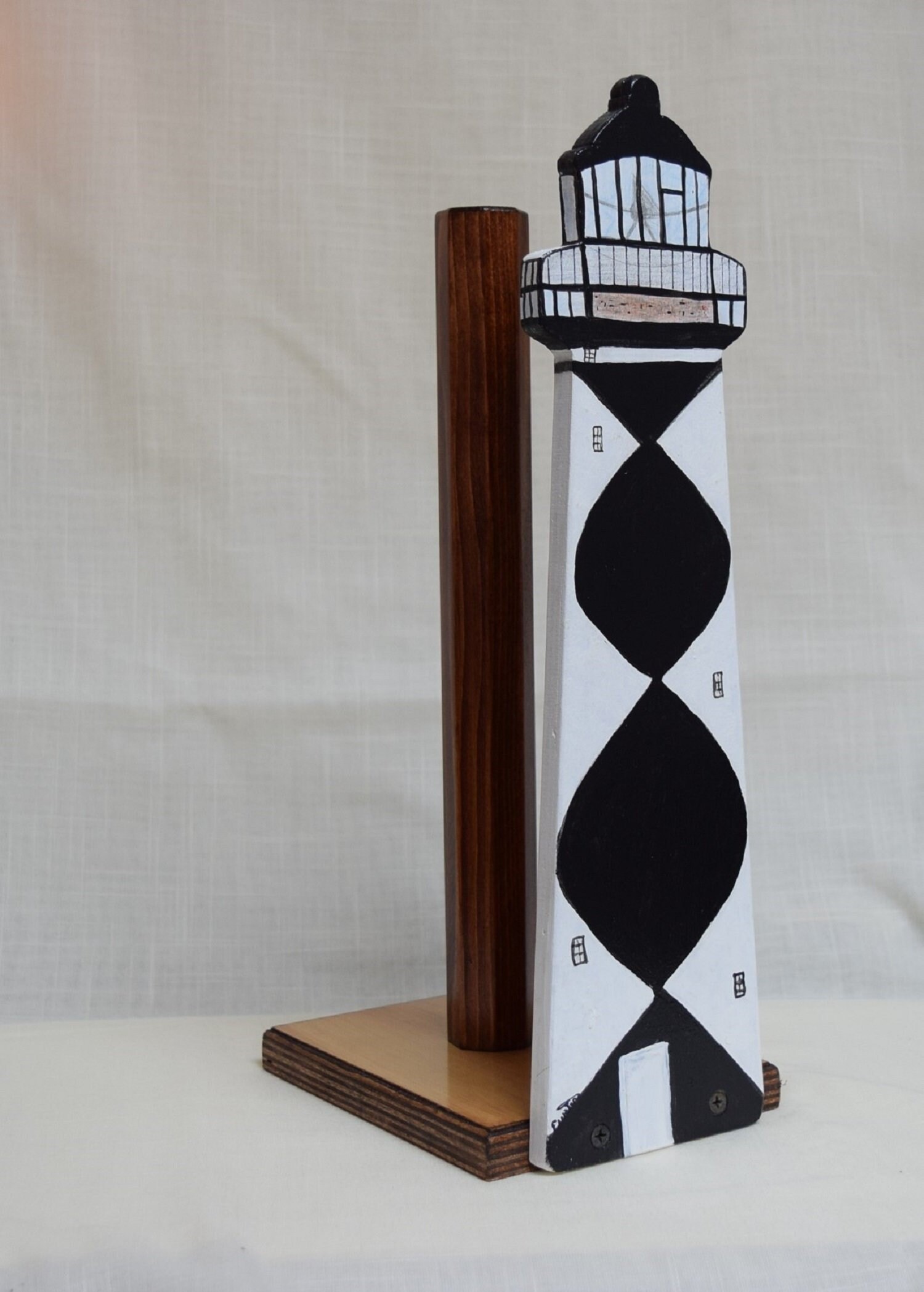 Cape Lookout Lighthouse Toilet Paper or Paper Towel Holder Etsy