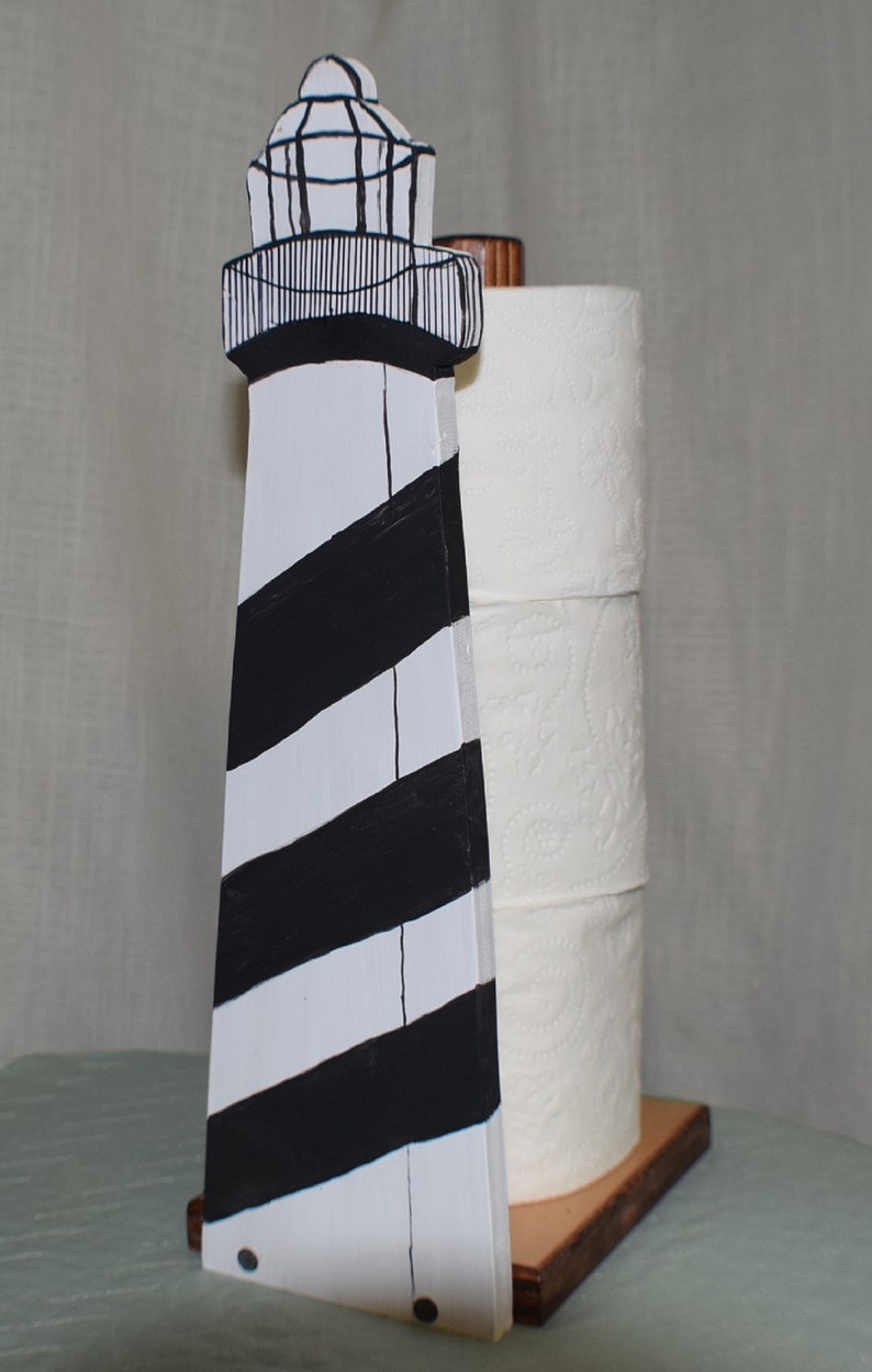 Toilet Paper Holder Cape Hatteras Lighthouse inspired Etsy