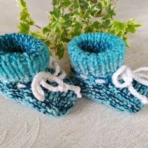 3-12 Monate, Handgestrickte Baby Booties, Preemie Booties, Neugeborene Booties, Zopfmuster Baby Booties, Unisex Booties, Neugeborenes