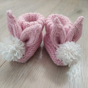 3-12 Monate, Handgestrickte Baby Booties, Preemie Booties, Neugeborene Booties, Zopfmuster Baby Booties, Unisex Booties, Neugeborenes