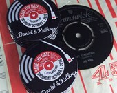 Wedding Vinyl Record Save The Date Magnets Vintage Vinyl Record Design Complete With Organza Bags - Version 2