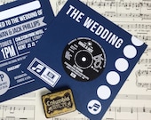 Wedding/ Party Invitations - Vinyl Record Inspired Design