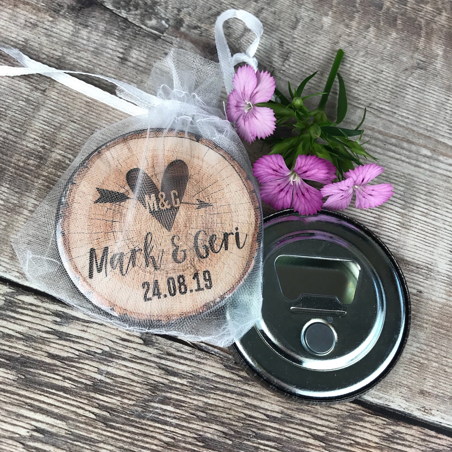 Wedding Favour Bottle Openers fridge Woodland Tree Etsy