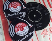 Wedding Vinyl Record Save The Date Magnets Vintage Vinyl Record Design Complete With Organza Bags - Version 2