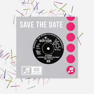 Matrimonio salvare le schede Data - Vinyl Record Design