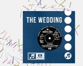 Wedding/ Party Invitations - Vinyl Record Inspired Design