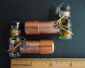 Mini copper Kaleidoscope, optical quality mirrors