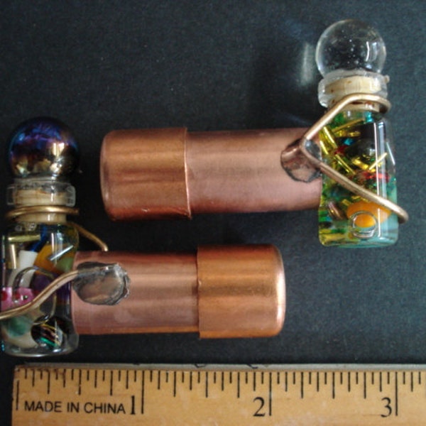 Mini copper Kaleidoscope, optical quality mirrors