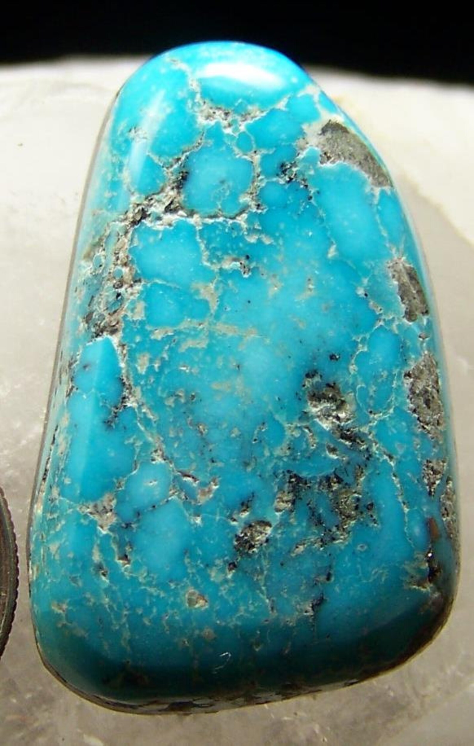 Beautiful Morenci Mine Cabochon with spectacular matrix. E 163 Etsy