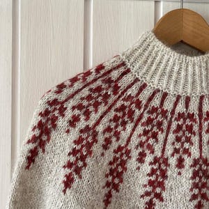 Suéter islandés auténtico Lopapeysa hecho de puro hilo lopi islandés - LUPIN