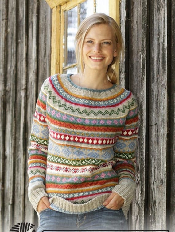 Top down fair shop isle sweater pattern