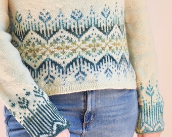 Lopapeysa icelandic sweater in pure wool from Irish sheep