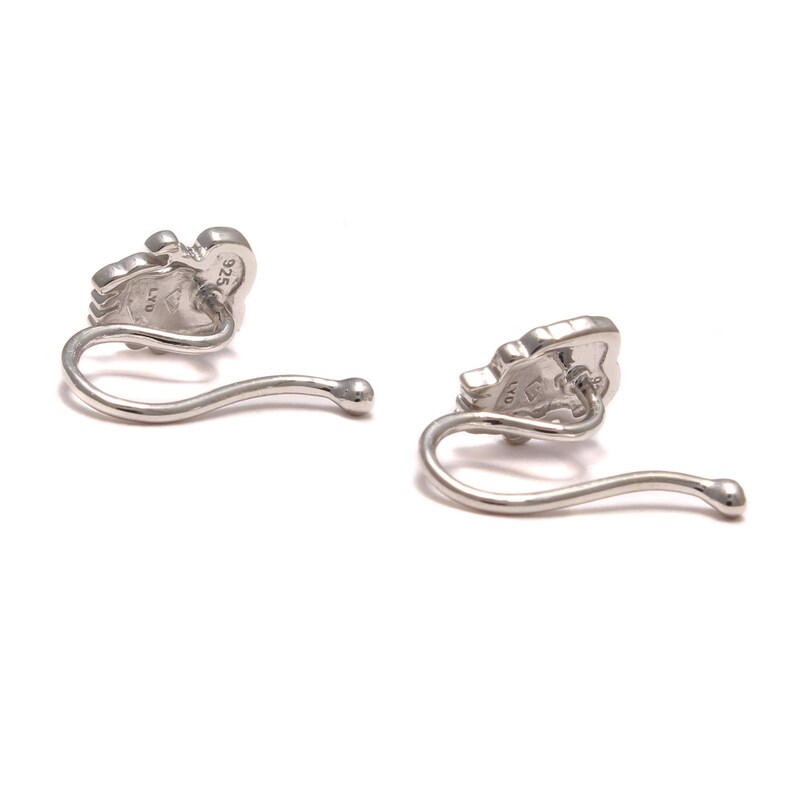 Ear Clip rainbow Unicorn girl Ear jewelry colorful Silver Ear clip nickel-free Children jewelry glitter Children/'s Jewelry 925 Sterling Silver