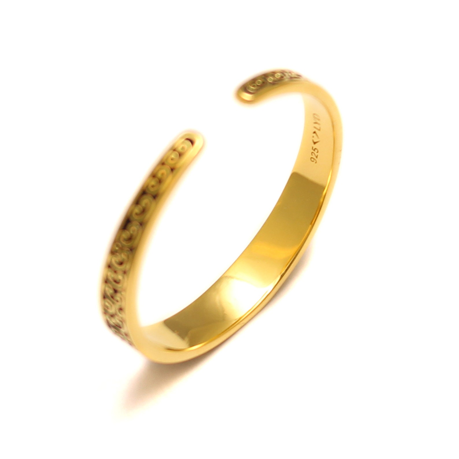 Frill Toe Ring for Big Toe Gold Plated Toe Ring 925 Sterling Etsy UK