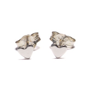 Mini Herzchen Silber Ohrstecker 925 Sterling Silber Herz Ohrringe Damen Schmuck klein Kinder Schmuck echt Silber Stecker romantisch winzig