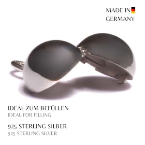Befüllbarer Kugel Anhänger aus 925 Sterling Silber