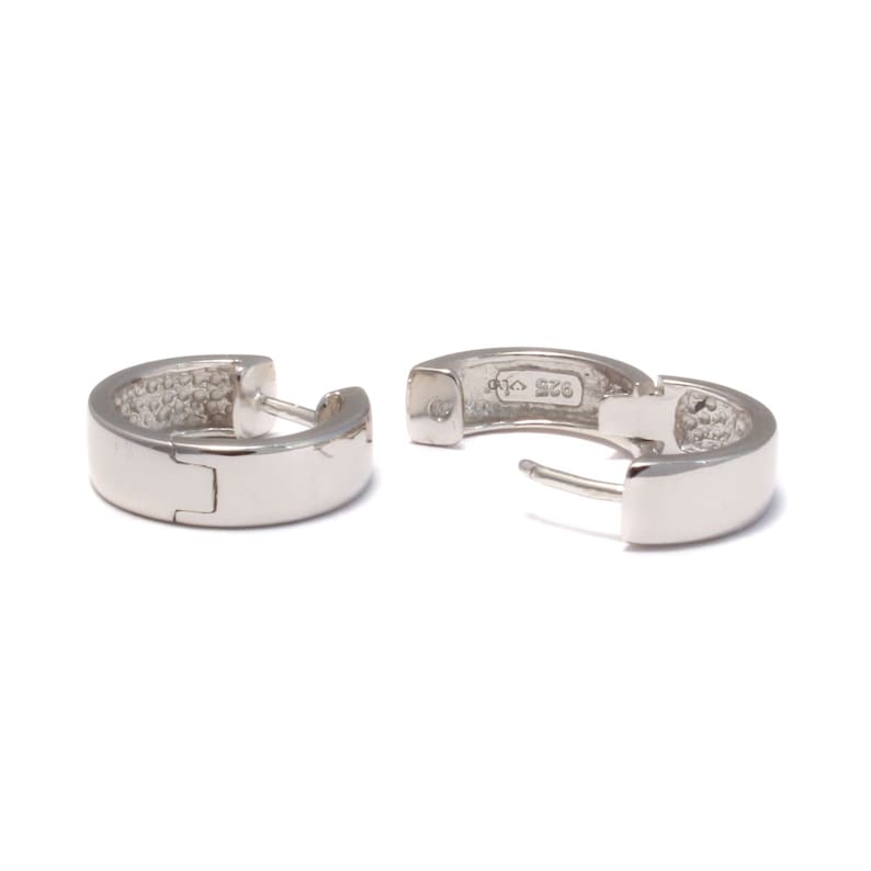 Silberne 16 mm Creolen – stilvoller Ohrschmuck für Damen & Herren