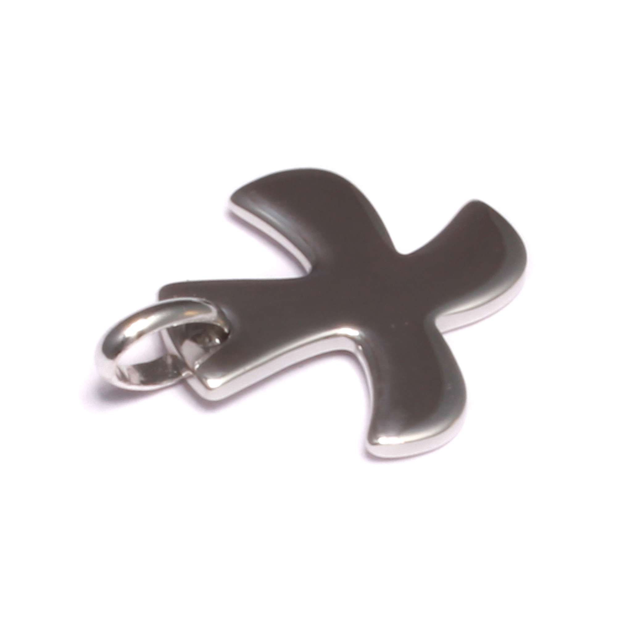 Taizé Cross Pendant 925 Sterling Silver Rhodium-plated - Dove