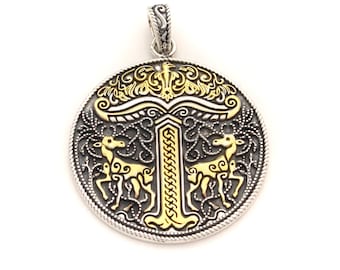 925 Silver Pendant Nordic World Tree Yggdrasil, Tree of Life Pendant 925 Silver, Tree of Life Pendant, Yggdrasil Pendant Chain