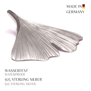 Ginkgo leaf pendant 925 sterling silver nature jewelry necklace pendant leaf design timeless gingko leaf pendant for women gift idea