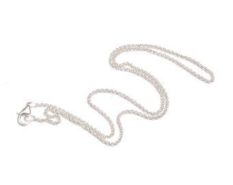 925 Sterling Silber Kinderkette echt Silber Choker Kette vergoldet Erbskette dünne zierliche einfache alltägliche Halskette minimalistisch