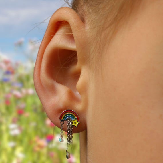 Orecchini A Lobo Nuvola E Pioggia | Alta Bigiotteria - Foto 10