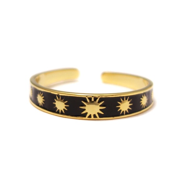 925 sterling silver gold plated sun toe ring for big toe