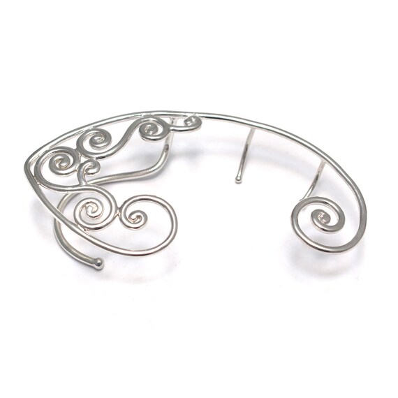 Elfenohren Ear Crawler 925 Sterling Silber, Ear climber Ohrringe, Elfen Fantasy Ear cuffs, Silber Elfen Ohrringe, Messe Bergsteiger Ohrringe Elfenohren Ear Crawler 925 Sterling Silber, Ear climber Ohrringe, Elfen Fantasy Ear cuffs, Silber Elfen Ohrringe, Messe Bergsteiger Ohrringe