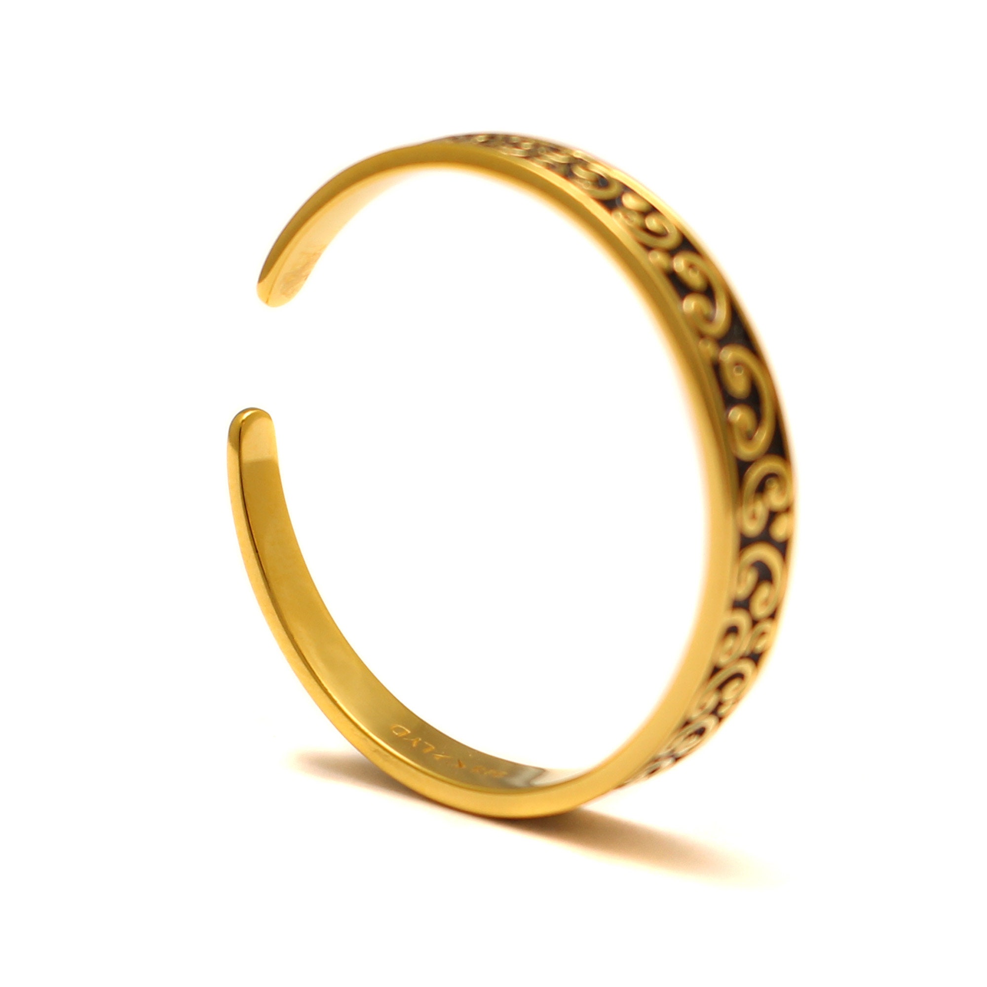 Frill Toe Ring for Big Toe Gold Plated Toe Ring 925 Sterling Etsy UK