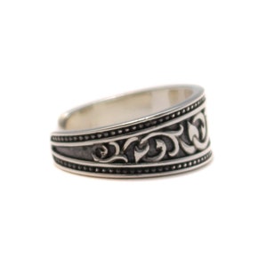 Ivy tribal toe ring in 925 sterling silver image 6