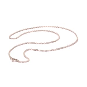 55 cm wide 925 sterling silver anchor chain