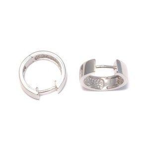 Minimalistische Creolen aus 925 Silber – perfekte Unisex Ohrringe