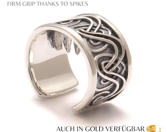 Beard bead Celtic style, 925 Sterling Silver, Dread Tube Silver gold plated Dread bead hair jewelry Dreadlock beard beads boho Dread jewelry