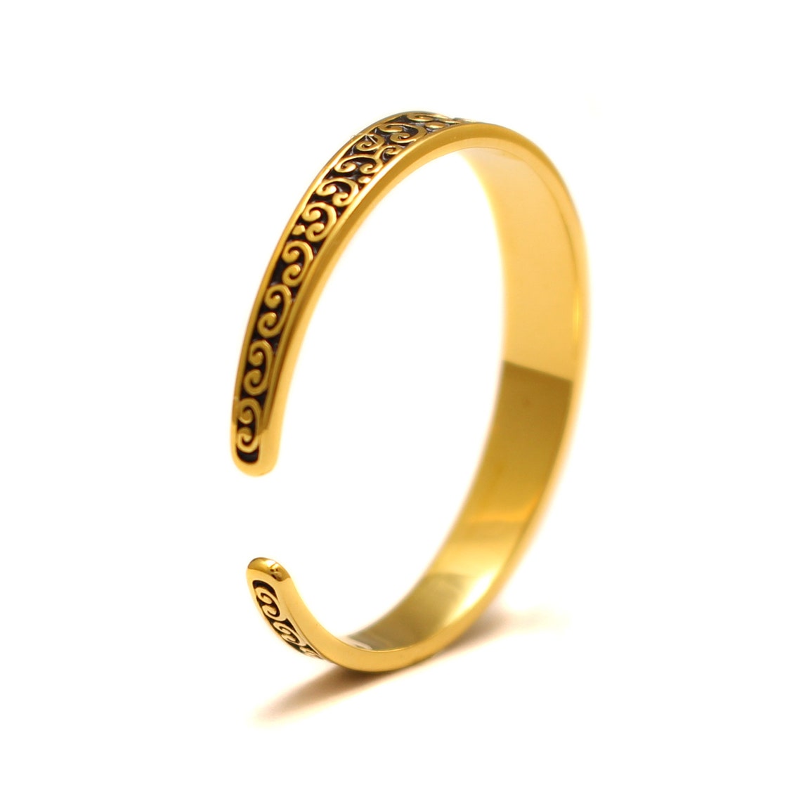 Frill Toe Ring for Big Toe Gold Plated Toe Ring 925 Sterling Etsy UK