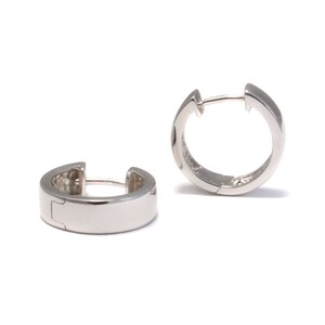 Schlichte Silber Creolen – Echtschmuck für Männer und Frauen