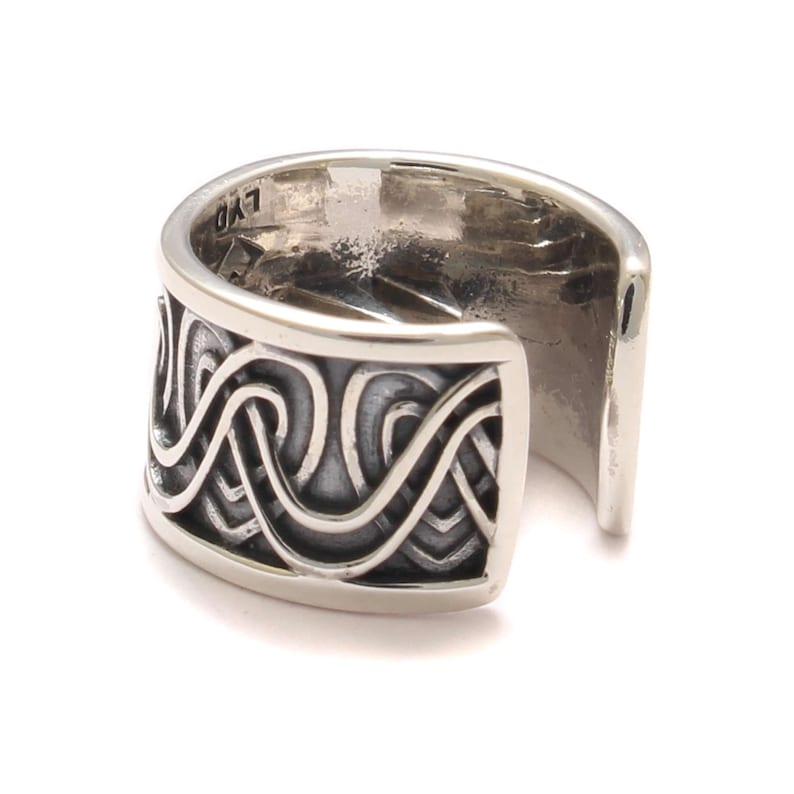 Haarschmuck oder Bartschmuck im keltischen Stil aus 925 Silber