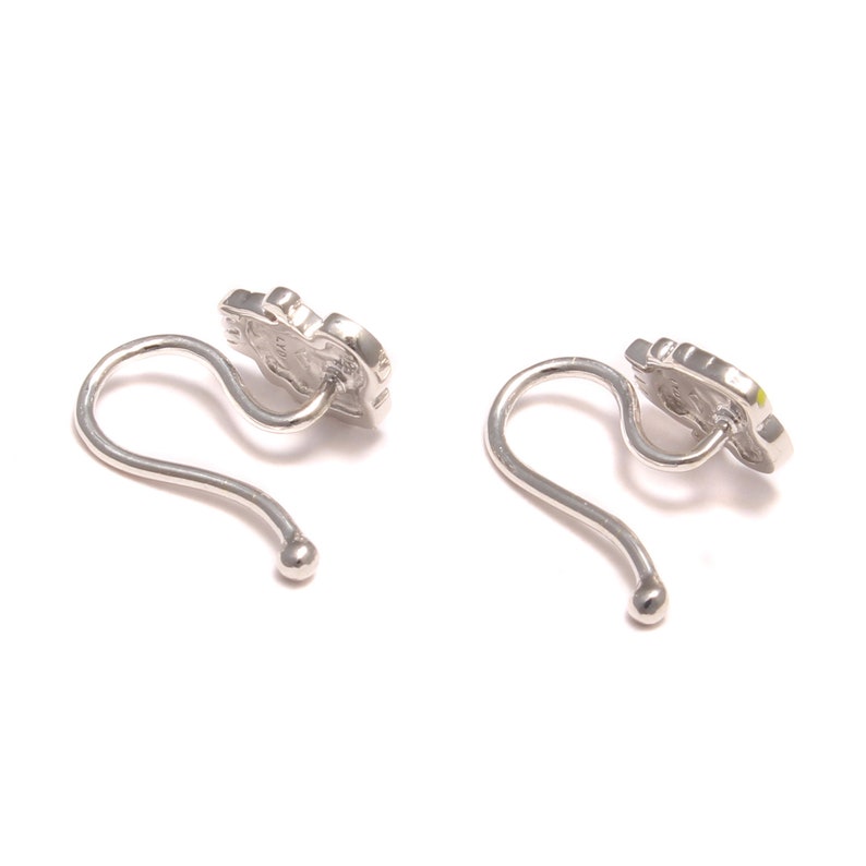 Ear Clip rainbow Unicorn girl Ear jewelry colorful Silver Ear clip nickel-free Children jewelry glitter Children/'s Jewelry 925 Sterling Silver