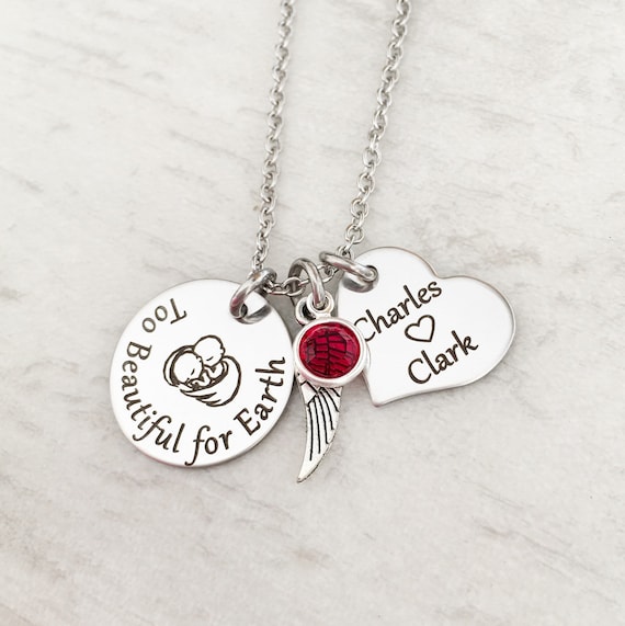 Twin Loss Miscarriage Jewelry Necklace 
