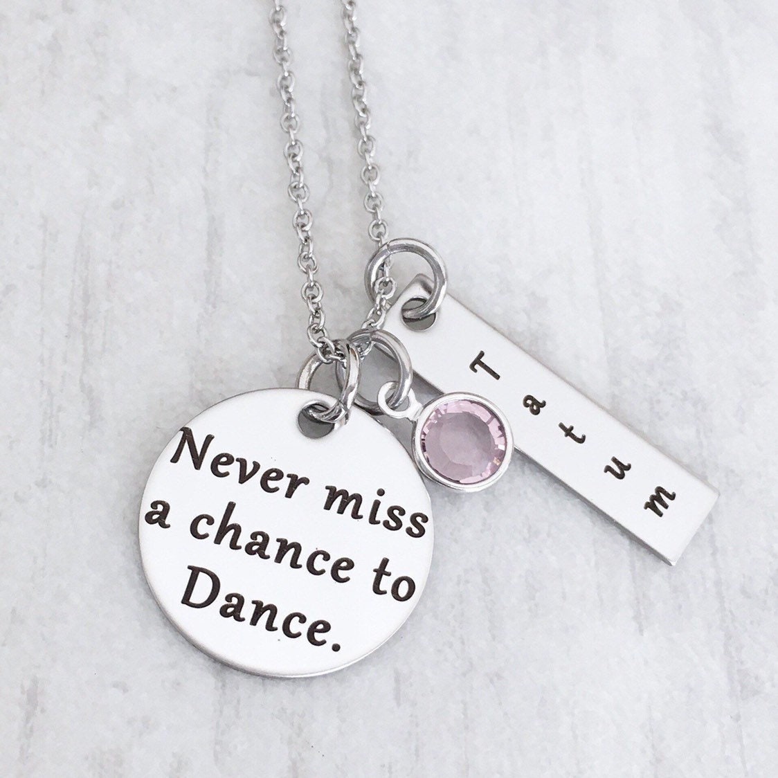 Dancer Gift for Girls Personalized Dance Girl Necklace | Etsy