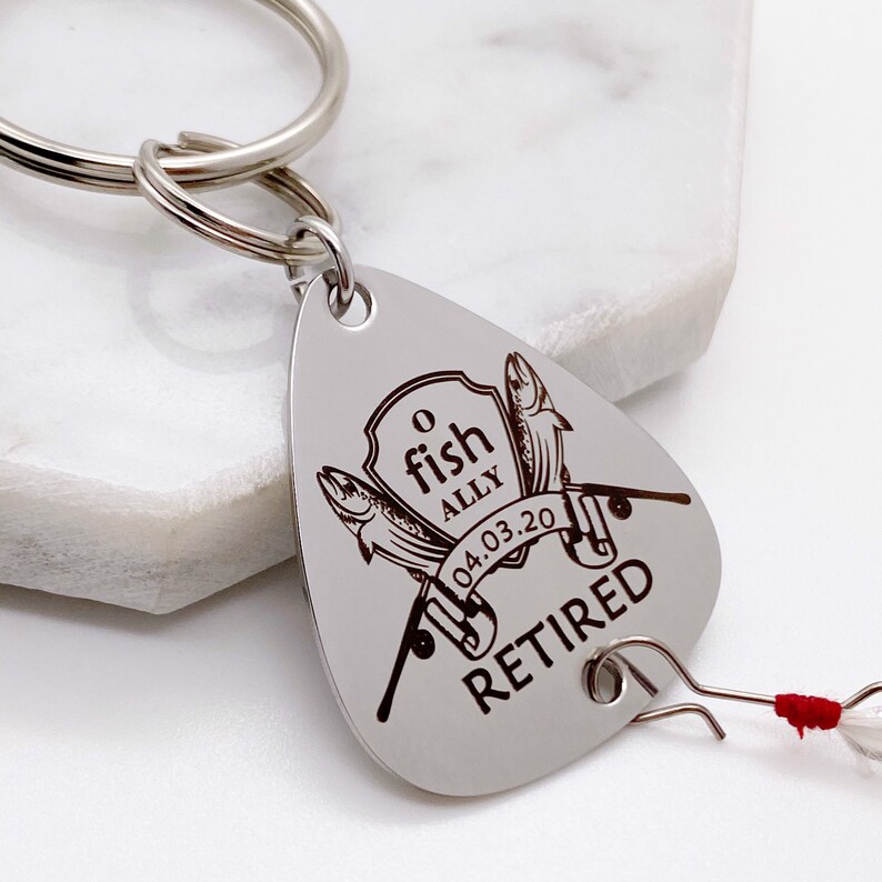 Engraved Fishing Lure Personalized Retirement Gifts for Etsy