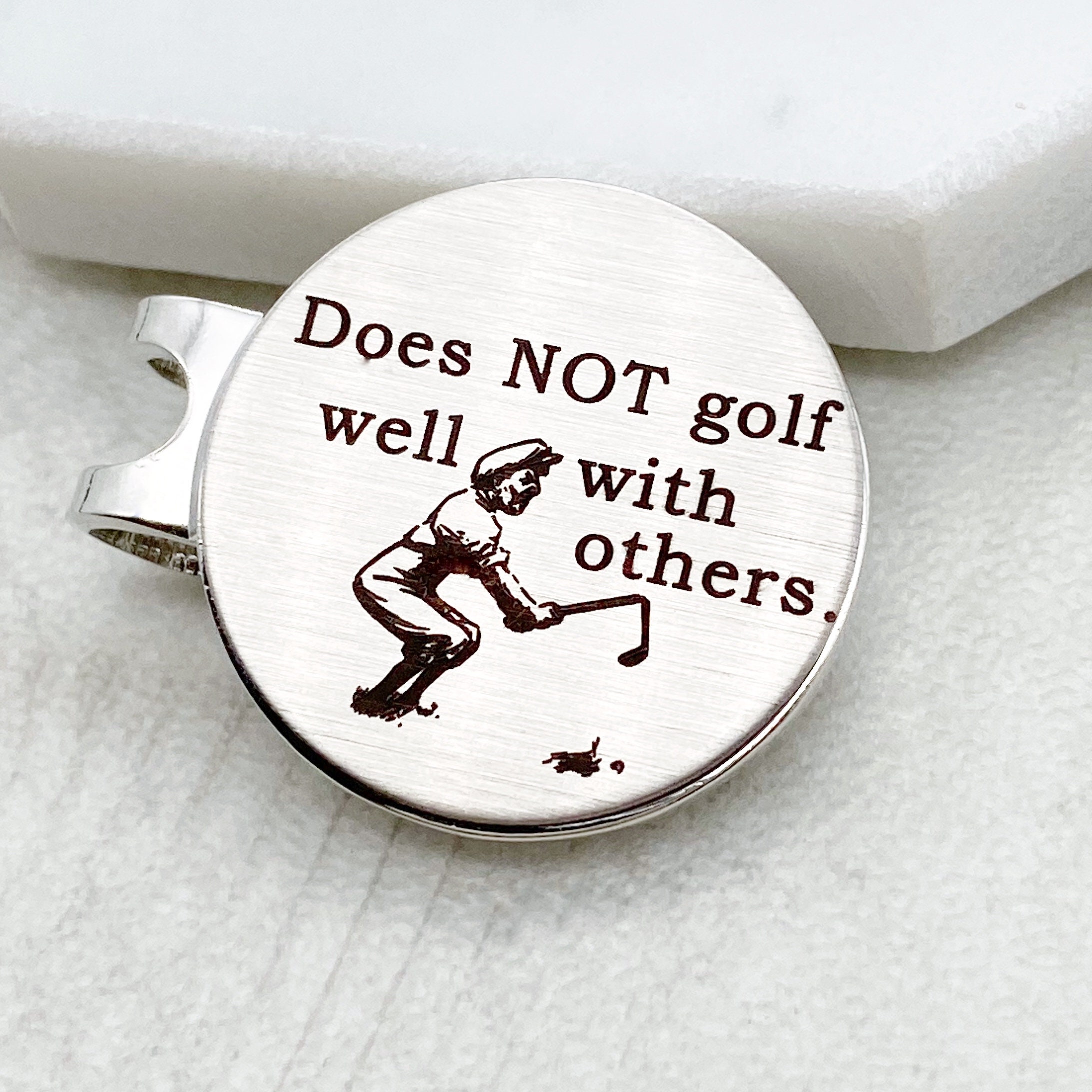 Engraved Golf Ball Marker Funny Golf Gifts for Men Includes Etsy