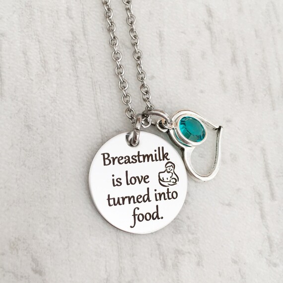 Breastfeeding Mothers Necklace Breastfeeding Jewelry Lach Etsy