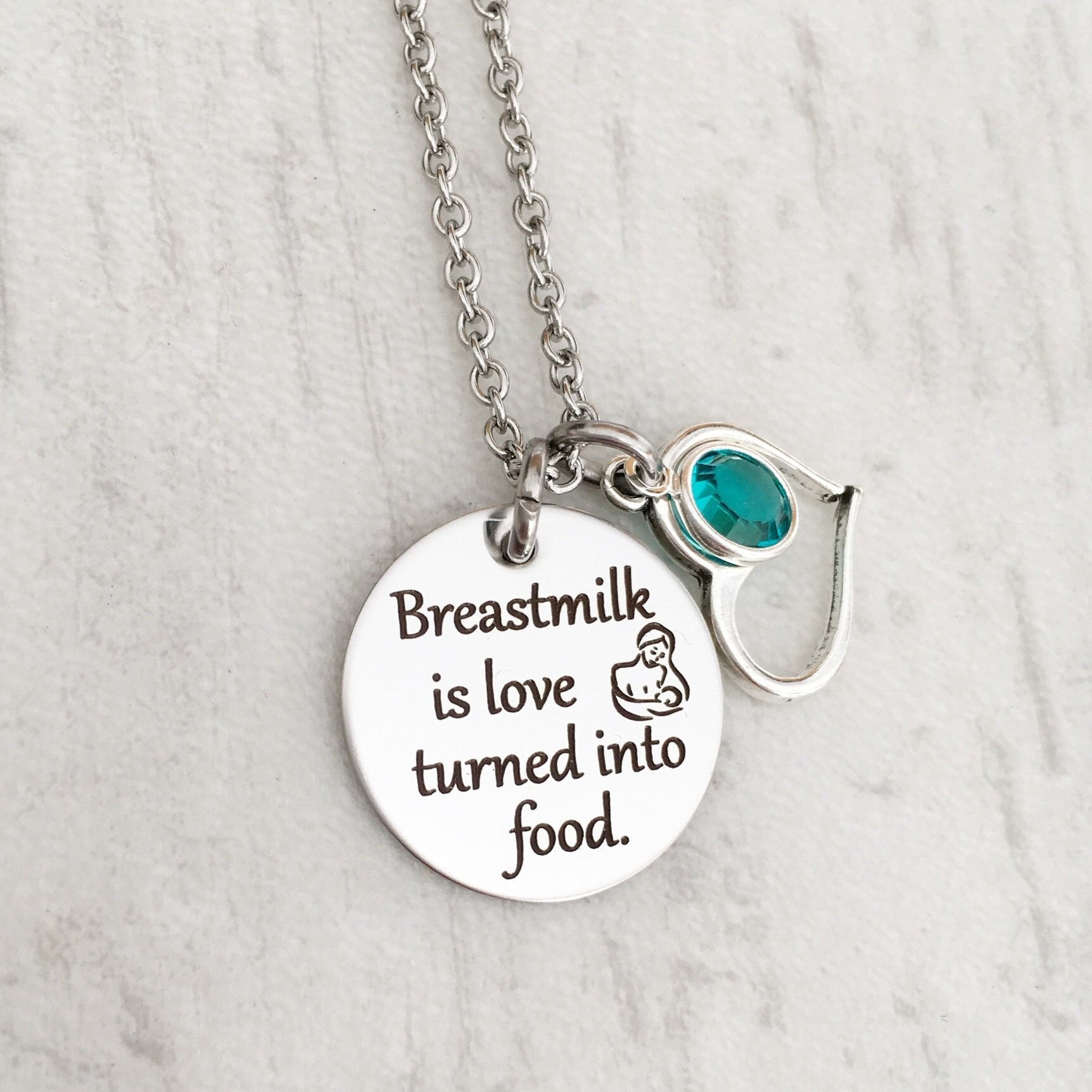 Breastfeeding Mothers Necklace Breastfeeding Jewelry Lach Etsy