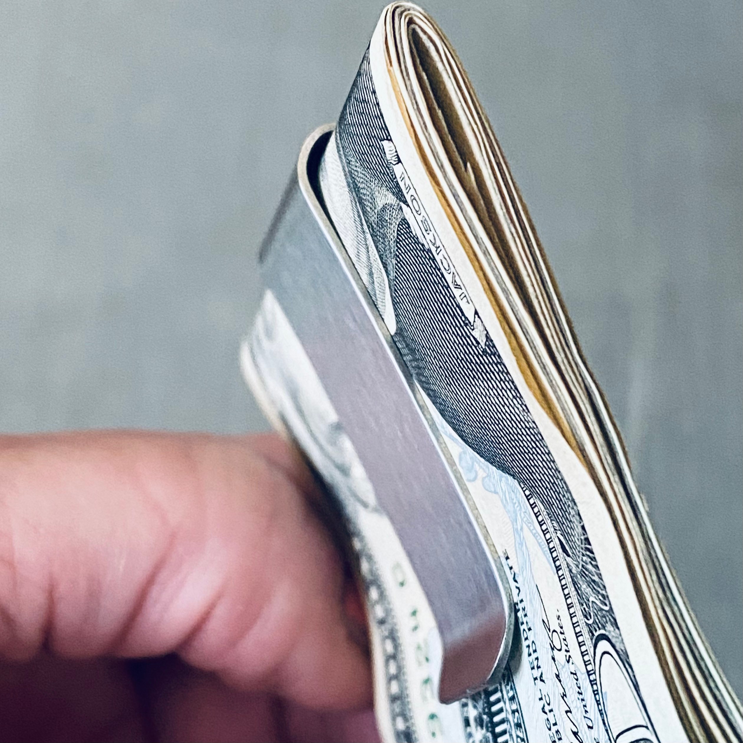 Silver Engraved Money Clip Anniversary Gift for Husband Etsy