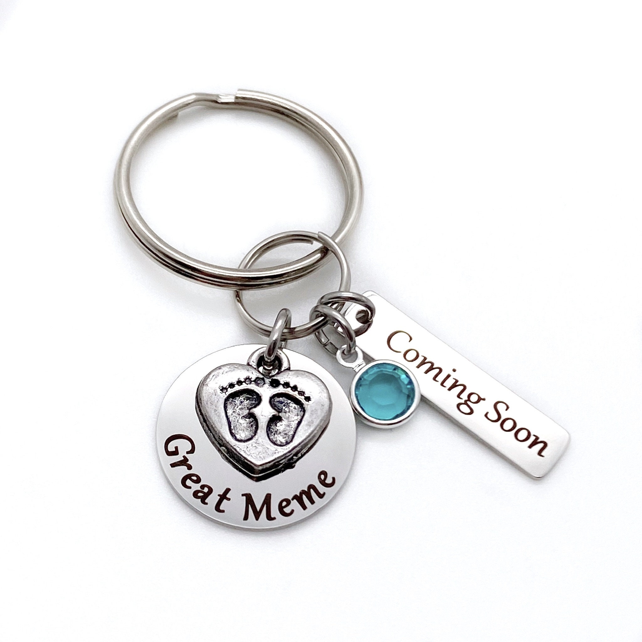 7RVZM Llavero De Regalo Para Mamá Gemela, Llavero Para Mamá Gemela, Llavero Para Baby Shower, Llavero Para El Día De La Madre, Anuncio De Bebé, Regalo De Embarazo, Llavero Para Mamá