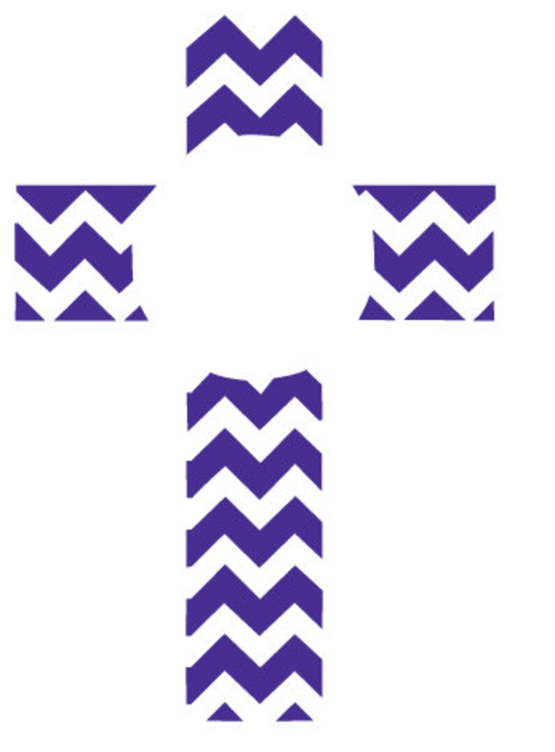 Download Monogram Chevron Cross Graphic Files for Cutting Machines ...