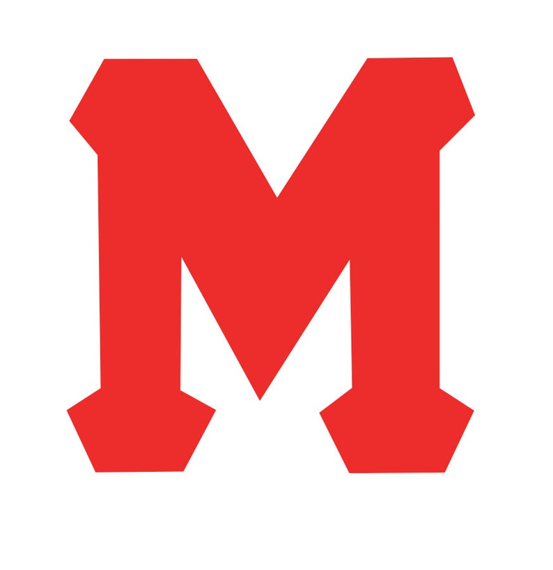 SVG and Silhouette Studio Mu Greek Letter File for Cutting Machines