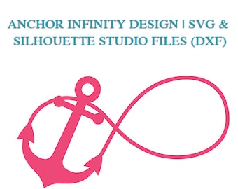 Infinity Anchor Design for Cutting Machines | SVG and Silhouette Studio (DXF)